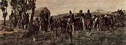 Giovanni Fattori, Prince Amadeo wounded at Custoza, 1870, oil on canvas