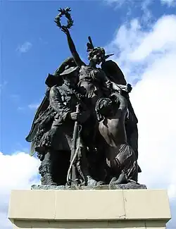 Sculpture on the Glenelg war memorial