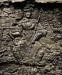 Goddess Nana, 6th century CE. Kafir Kala, Uzbekistan