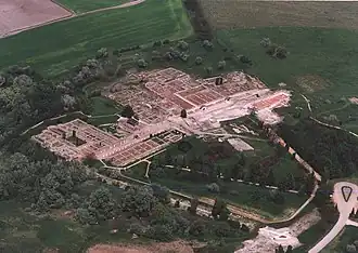 Aerial view of Tác