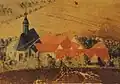 An 18th century view of Gräfinthal Abbey which includes the church built by Sundahl (1719)