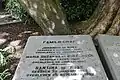 Grave of Johannis de Rijke - The stone incorrectly mentions the birthdate as 1843; it should be 1842