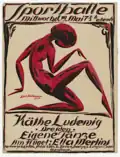 Graphic design for "Käthe Ludewig. Her Own Dances" 1920