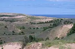 View of Grand Sable Dunes