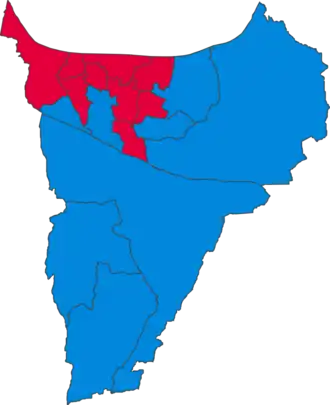 2023 results map