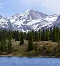 Northwest aspect viewed from Molas Lake