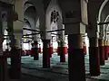 Inside the mosque