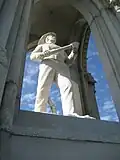 Fireman's Statue at Greenwood Cemetery