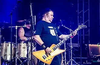 Glen performing with Michael Schenker Fest in 2019