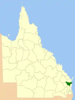 Location within Queensland