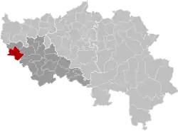 Location of Héron in the province of Liège