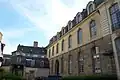 The wing facing the courtyard, view from the garden.