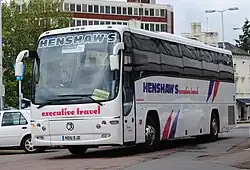 Henshaws Plaxton Panther bodied Dennis in May 2016