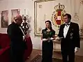 The current Supreme Grand Prior, Sandor Habsburg-Lothringen,[97] during a Supreme Grand Priory meeting in 2020 at Schönbrunn Palace