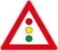 A14 Traffic lights ahead