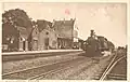Steam locomotive at the old station