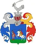 Coat of arms of Fajsz, Hungary