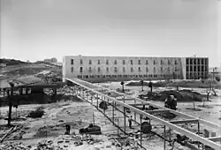 Hadassah nursing school under construction, c. 1934