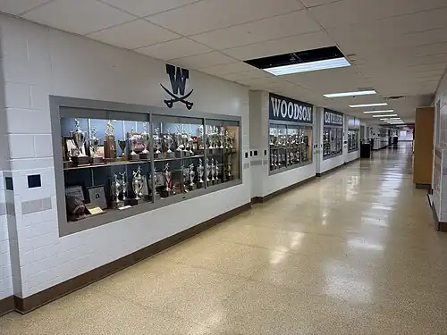 Gymnasium hallway
