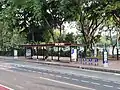 The IRTI non-BRT bus stop to the north