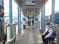 The platform area