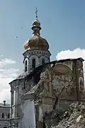 Ruins of the Dormition Cathedral in 1958