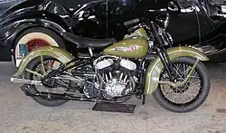 Harley-Davidson mod. WL (1947) in Riga Motor Museum