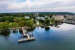Havre de Grace waterfront at Concord Point Light
