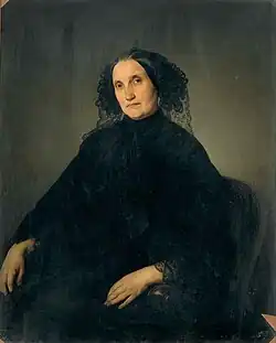 Portrait of Emilia Morosini Zeltner by Francesco Hayez, 1852