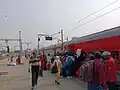 Heavy rush on Amrapali Express At Ambala Cantt Junction