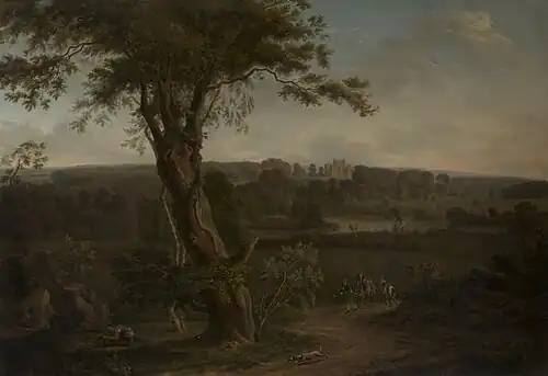 Wollaton Hall Park, painted c.1795 by Hendrik Frans de Cort