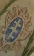 Piława coat of arms in Baranow-Sandomierski castle