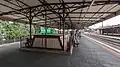 The heritage canopy over Platforms 1 and 2, August 2024