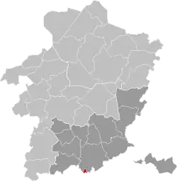 Location of Herstappe in Limburg