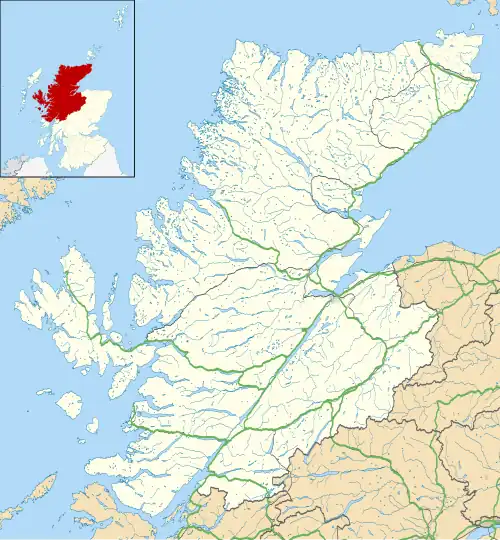 Erchless Castle is located in Highland