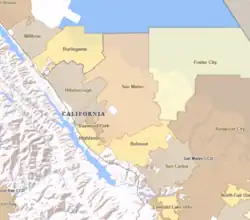 Neighboring communities of Highlands CDP