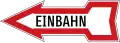 10: One-way traffic (left)