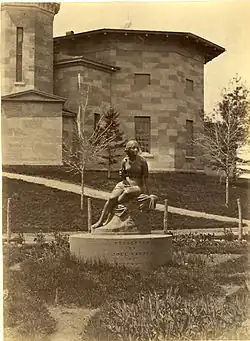 The Statue of Sabrina at Amherst College, Massachusetts
