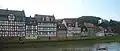 Old houses in Rotenburg, facing the Fulda River