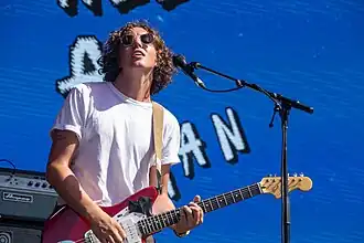 Stephenson performing at Falls Festival in Byron Bay, 2018
