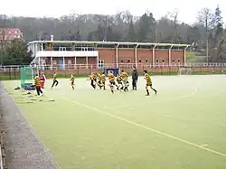 The Sports Centre prior to its 2023 redevelopment and extension.