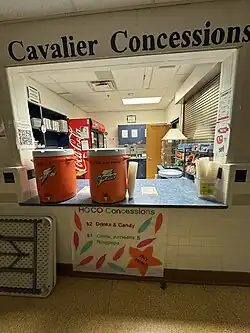 Concession stand for 2025 Homecoming dance