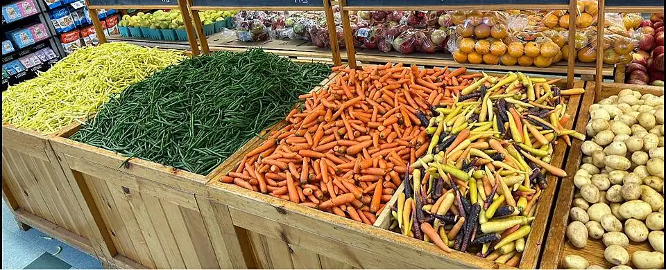 Local produce at Masstown Market