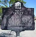 Historical Marker at the church