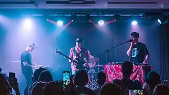 Homeshake performing in 2019