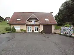The town hall in Hommert