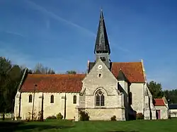 The church in Hondainville