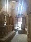 One of the mausoleum chambers
