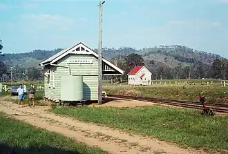 Humphrey railway station, 1977