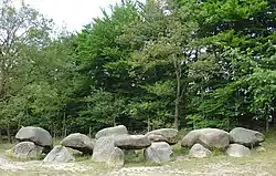 Hunebed (dolmen) D1&nbsp;[nl] near Steenbergen